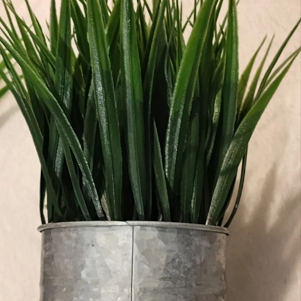 NEW! 2- Artificial Potted Grass Plants